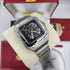 CA-Montre squelette Santos de Cartier