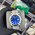 RX-Datejust 41mm Oystersteel and white Bright Blue Dial 126334-0002'