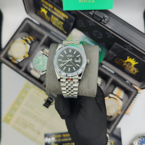 RX-Datejust Black Dial Men's 41mm'