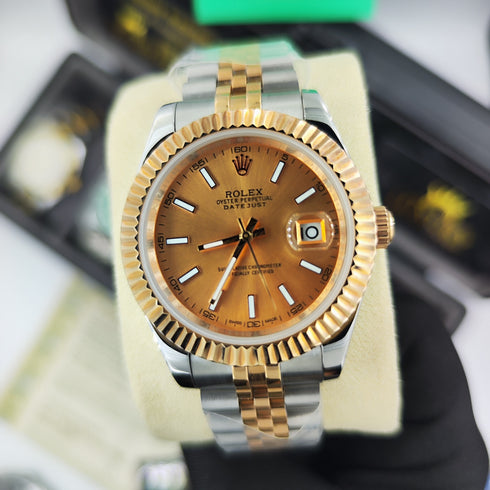 RX-Datejust Rose Gold & Steel Watch 41mm