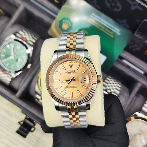 RX-Datejust Rose Gold & Steel Watch 41mm