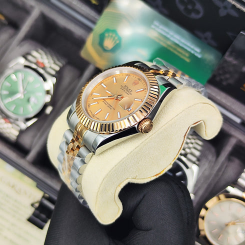 RX-Datejust Rose Gold & Steel Watch 41mm