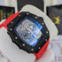 RM-Richard mill RM011 Noir-rouge Hommes