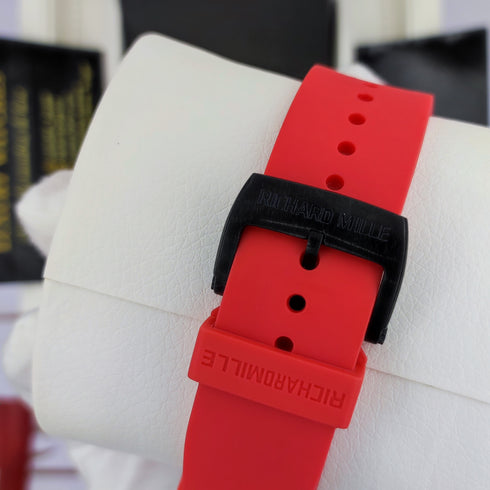 RM-Richard mill RM011 Noir-rouge Hommes