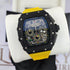 RM-Richard mill RM011 Noir-jaune Hommes