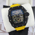 RM-Richard mill RM011 Noir-jaune Hommes