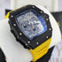 RM-Richard mill RM011 Noir-jaune Hommes