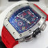 RM-Richard mill RM011 Silver Rouge Hommes