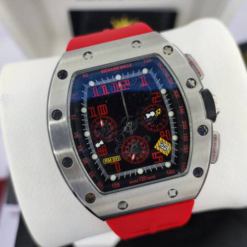 RM-Richard mill RM011 Silver Rouge Hommes