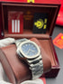Patek- PHILIPPE STEEL NAUTILUS WITH MOON PHASE chrono