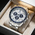 Luxury Brand Men Quartz Watch Waterproof Luminous Stainless Steel Men's Watches 24 Hours Chronograph Date Business Watch For Man