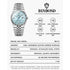BINBOND Brand Stainless Steel Quartz Watch For Men Luxury Date Display Waterproof Luminous Fashion Men Watch Relogios Masculino