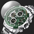 NAVIFORCE Casual Sport Mens Wrist Watches Stainless Steel Waterproof Luminous Dual Display Quartz Clock Watch Male Reloj Hombre