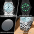 BINBOND Brand Stainless Steel Quartz Watch For Men Luxury Date Display Waterproof Luminous Fashion Men Watch Relogios Masculino