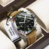 POEDAGAR Top Luxury Fashion Watch For Men Waterproof Luminous Chronograph Man Watch Leather Military Men's Quartz Watches Reloj