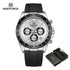 NAVIFORCE NF8054 Original Watches For Men Silicone Band Casual Sport Chronograph Luminous Wristwatch
