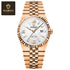 BINBOND Brand Stainless Steel Quartz Watch For Men Luxury Date Display Waterproof Luminous Fashion Men Watch Relogios Masculino