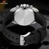 NAVIFORCE NF8054 Original Watches For Men Silicone Band Casual Sport Chronograph Luminous Wristwatch