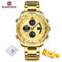 NAVIFORCE Casual Sport Mens Wrist Watches Stainless Steel Waterproof Luminous Dual Display Quartz Clock Watch Male Reloj Hombre