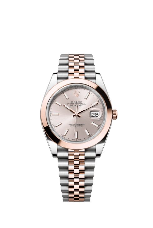 RX-Datejust Rose Gold & Steel Watch 41mm