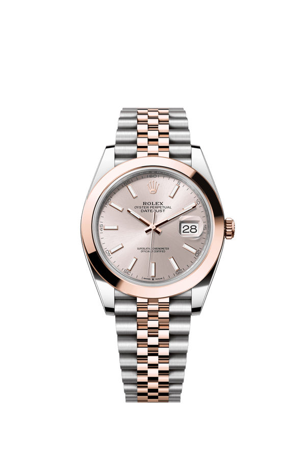 RX-Datejust Rose Gold & Steel Watch 41mm