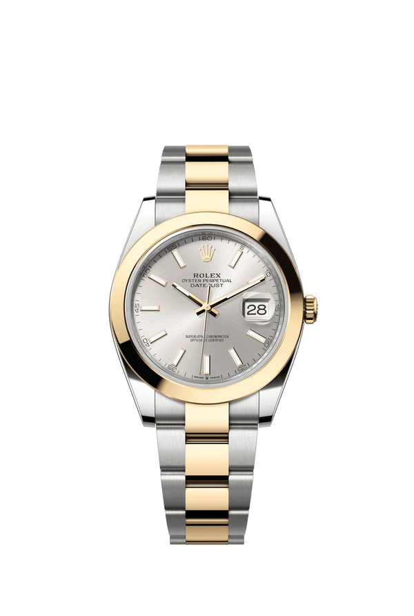 RX-Datejust Black Dial Gold & Steel 41mm